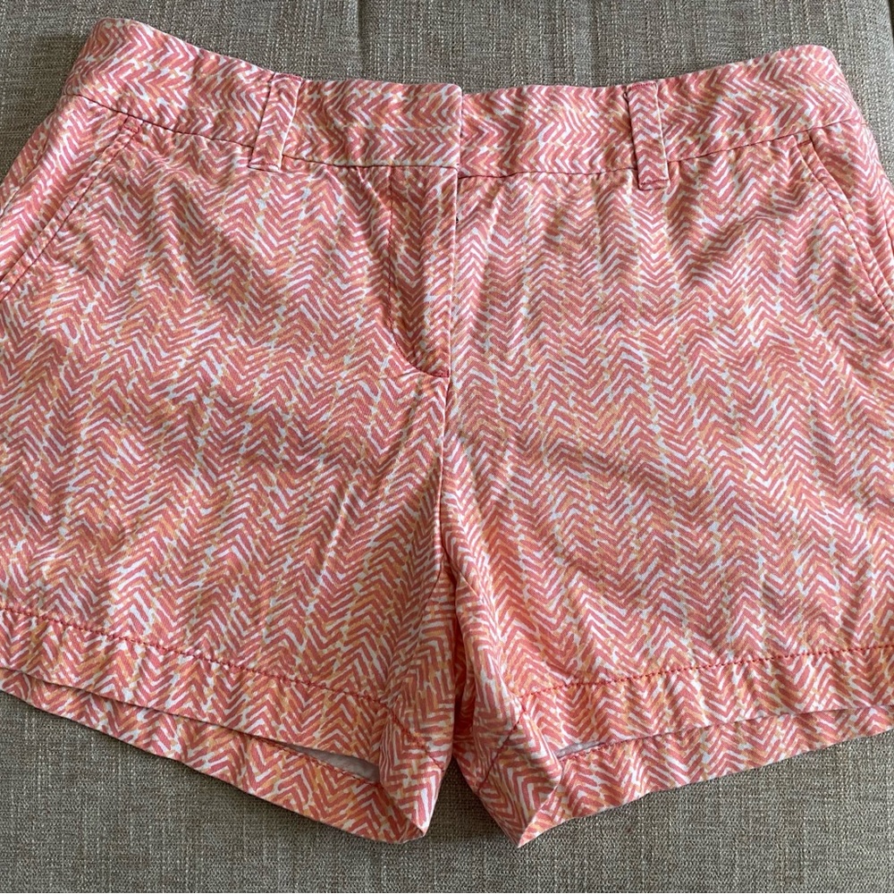 Women's Pink Patterned Shorts